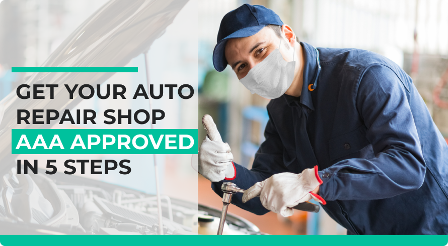 Mechanic fixing a car