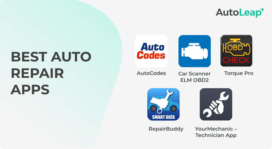 List of best auto repair apps