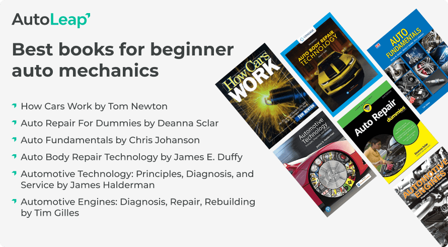 Best Automotive Mechanic Books for Beginners.