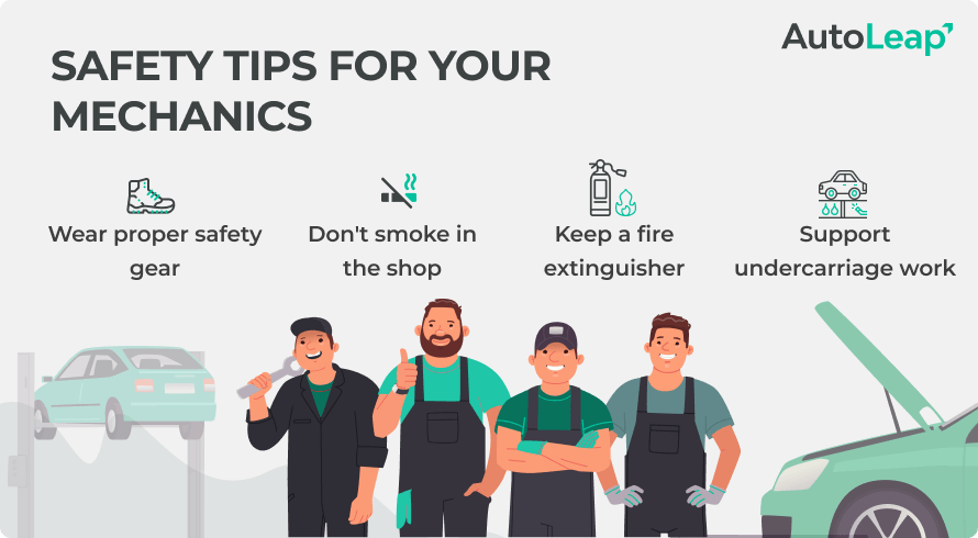 Safety tips for your mechanics