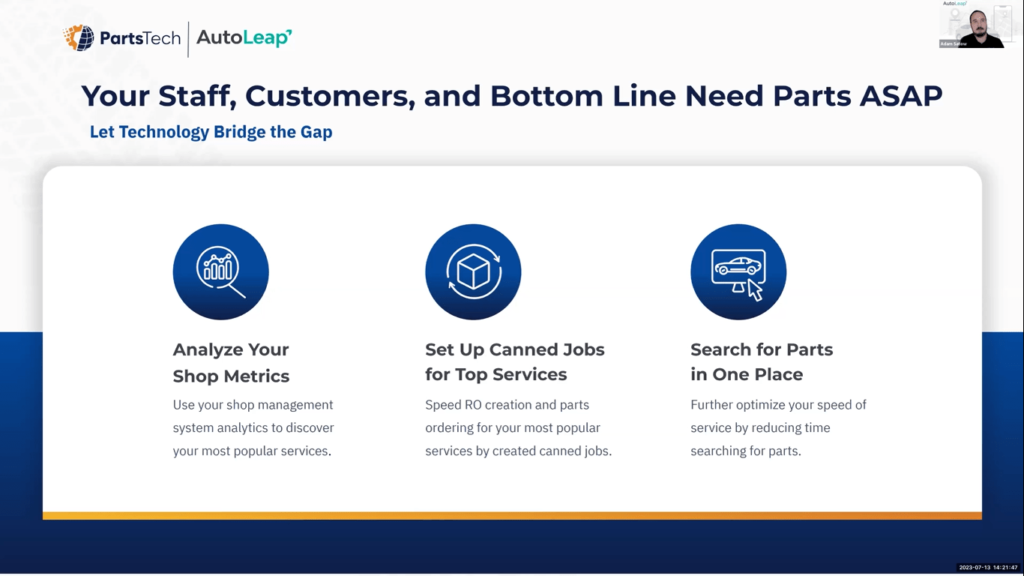 Your staff, customers, and bottom line need parts ASAP