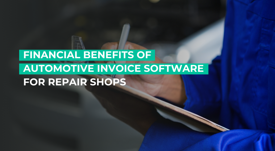 Auto repair mechanic holding a clipboard